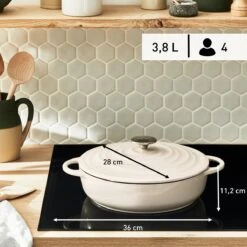 Tefal LOV Lage Braadpan - 3.8L - Ø28 Cm - Beige -Tefal 1200x1200 22