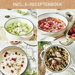 Tefal LOV Lage Braadpan - 3.8L - Ø28 Cm - Beige -Tefal 1200x1200 23