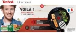 Tefal Unlimited + Induction Hoogwaardig Titanium Koekenpan - 28 Cm 13 Tefal Unlimited + Induction Hoogwaardig Titanium Koekenpan - 28 Cm -Tefal 1200x521