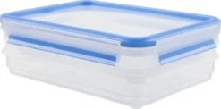 Tefal Masterseal Vleeswarenbakje - 100% Lekvrij - 2x0.6L - Rechthoekig