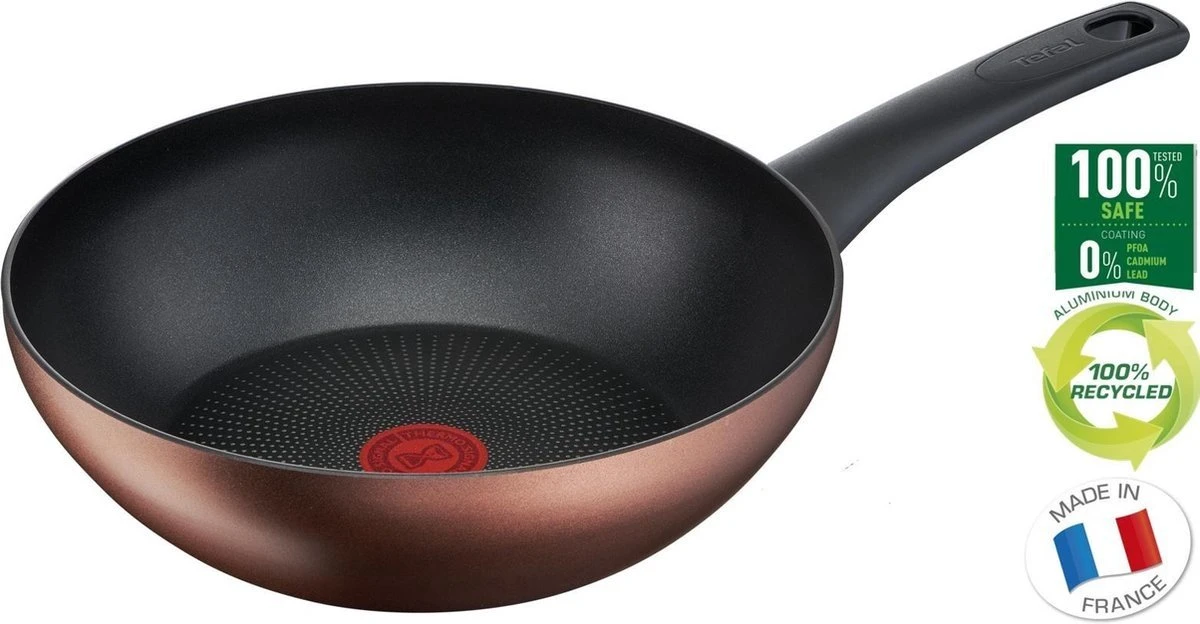 Tefal Resource Wokpan - Ø 28 Cm - Duurzaam 6 Tefal Resource Wokpan - Ø 28 Cm - Duurzaam - Afbeelding 4