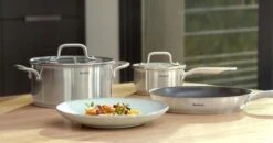 Tefal Virtuoso Pannenset 5 Delig - Hoge Kookpan Ø 22 Cm + Steelpan Ø 16 Cm + Kookpannen Ø 18/20/24 Cm -Tefal 1200x634