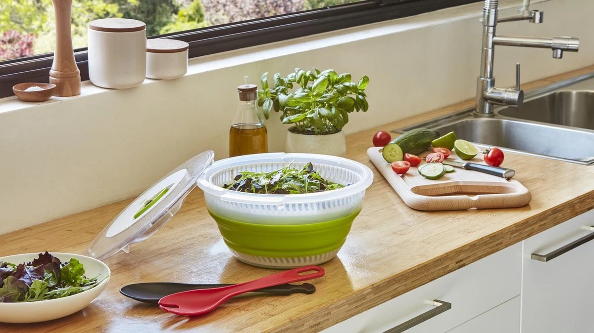 Tefal Slacentrifuge Opvouwbaar - 4 L - 28 Cm 7 Tefal Slacentrifuge Opvouwbaar - 4 L - 28 Cm - Afbeelding 5