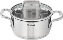 Tefal Virtuoso Pannenset 5 Delig - Hoge Kookpan Ø 22 Cm + Steelpan Ø 16 Cm + Kookpannen Ø 18/20/24 Cm -Tefal 1200x770