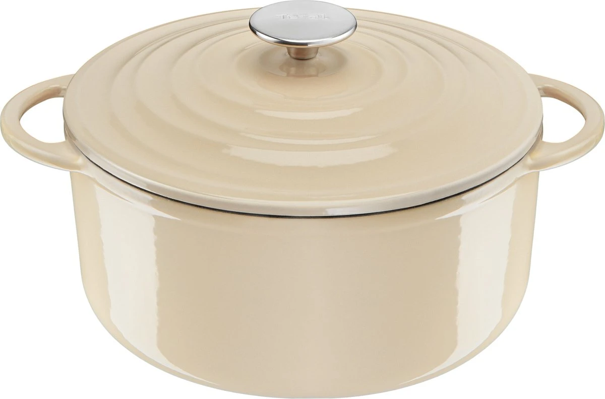 Tefal LOV Braadpan - 5L - Ø25 Cm - Beige