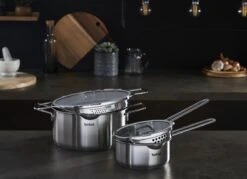 Tefal Nordica Pannenset 4 Delig - Steelpan Ø16 Cm & Kookpan Ø 18 + Ø 20 + Ø 24 Cm -Tefal 1200x870