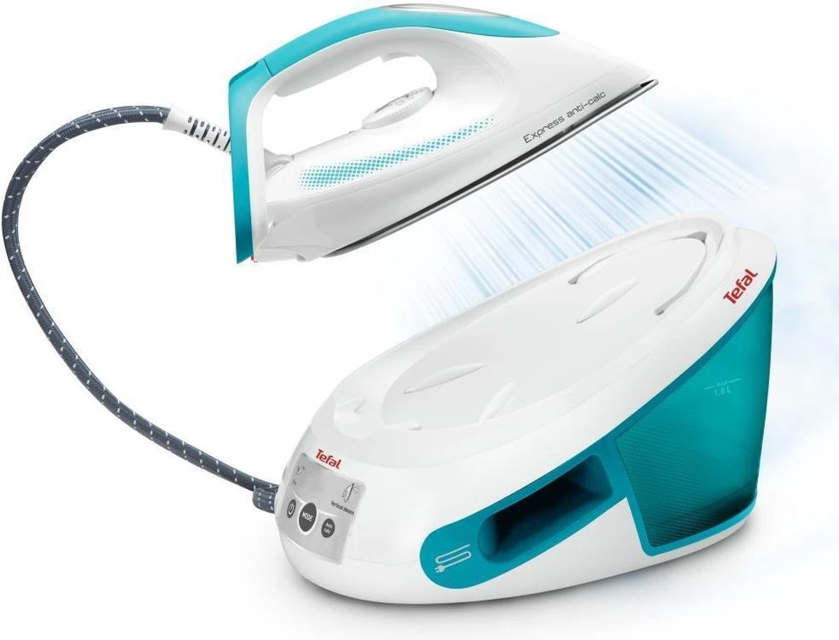 Tefal Express Anti-Calc SV8010 - Stoomgenerator 9 Tefal Express Anti-Calc SV8010 - Stoomgenerator - Afbeelding 7