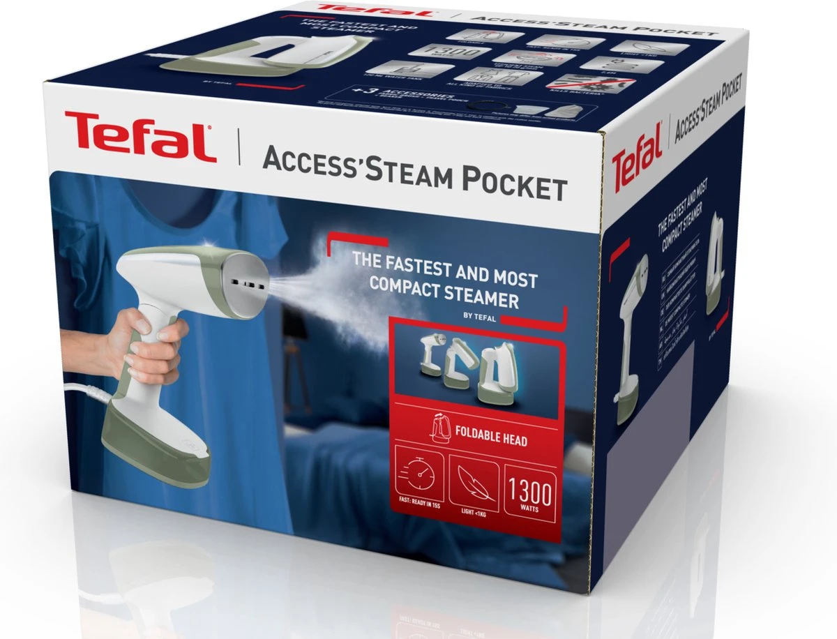 Tefal Access Steam Pocket DT3053 Kledingstomer 12 Tefal Access Steam Pocket DT3053 Kledingstomer - Afbeelding 10