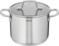Tefal Virtuoso Pannenset 5 Delig - Hoge Kookpan Ø 22 Cm + Steelpan Ø 16 Cm + Kookpannen Ø 18/20/24 Cm -Tefal 1200x938