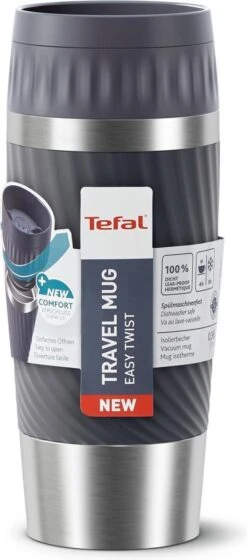 Tefal Travel Mug Easy Twist Thermobeker - Antraciet - 0,36 Liter 18 Tefal Travel Mug Easy Twist Thermobeker - Antraciet - 0,36 Liter -Tefal 529x1200