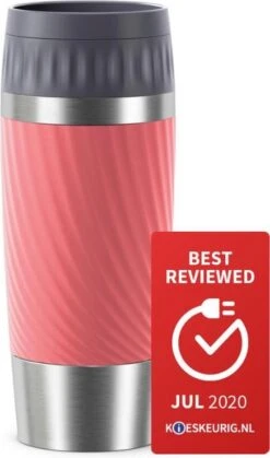 Tefal Travel Mug Easy Twist Thermobeker - Koraalrood - 0,36 Liter -Tefal 708x1200 2